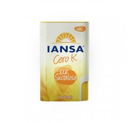 ENDULZANTE IANSA CERO K STEVIA 500T (X1)